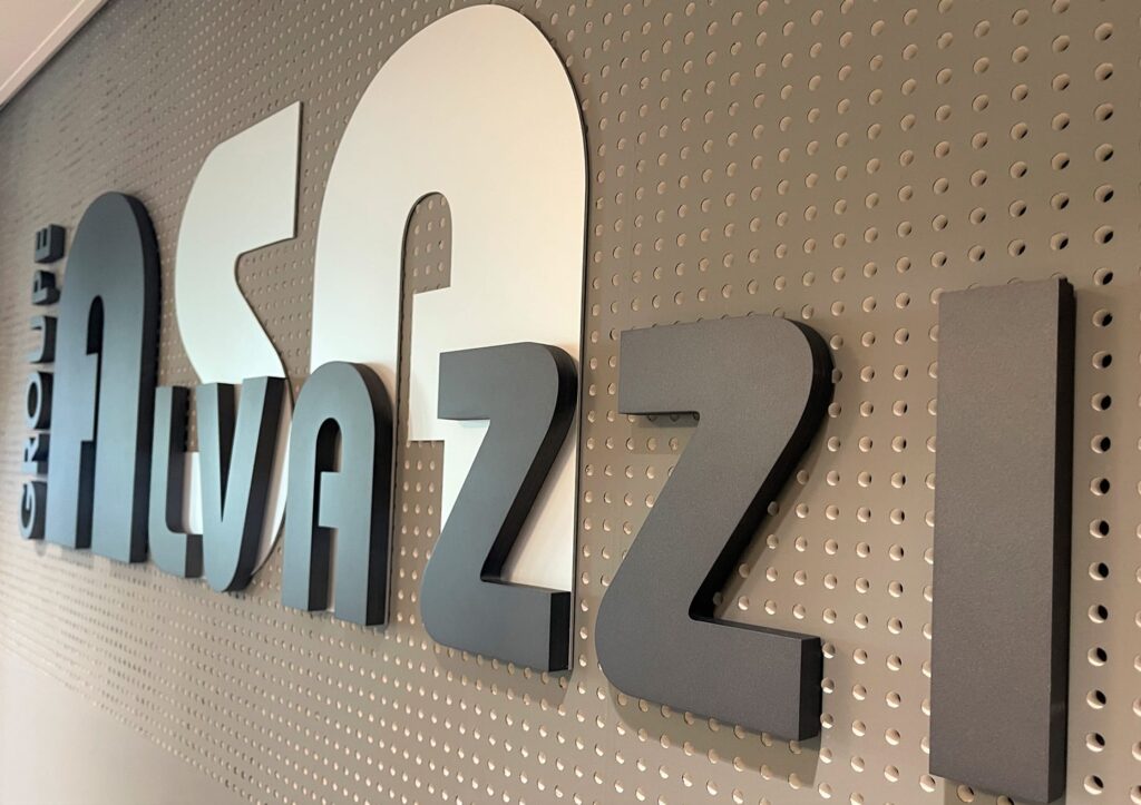 Signalétique intérieure Alvazzi, Romanel
