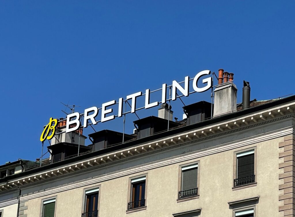 Enseigne Breitling, Genève